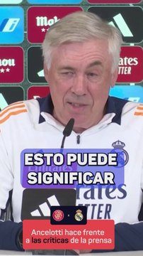 Ancelotti: Las críticas son gasolina para intentarlo hacer mejor
