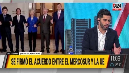 🔴📢 HISTÓRICO: SE FIRMÓ EL ACUERDO ENTRE EL MERCOSUR Y LA UE