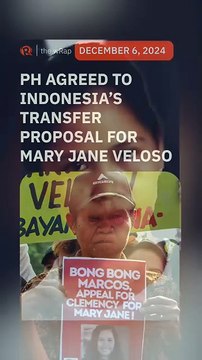 Philippines agrees to transfer proposal for prisoner Mary Jane Veloso, Indonesia says