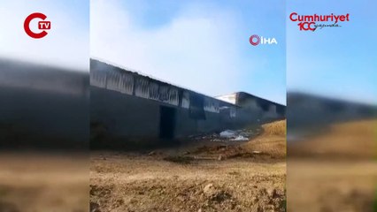 Çanakkale'de çiftlik yangını 5 hayvan öldü, 1 çoban yaralandı!