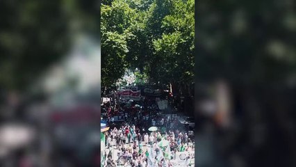 Masiva marcha de las dos CTA