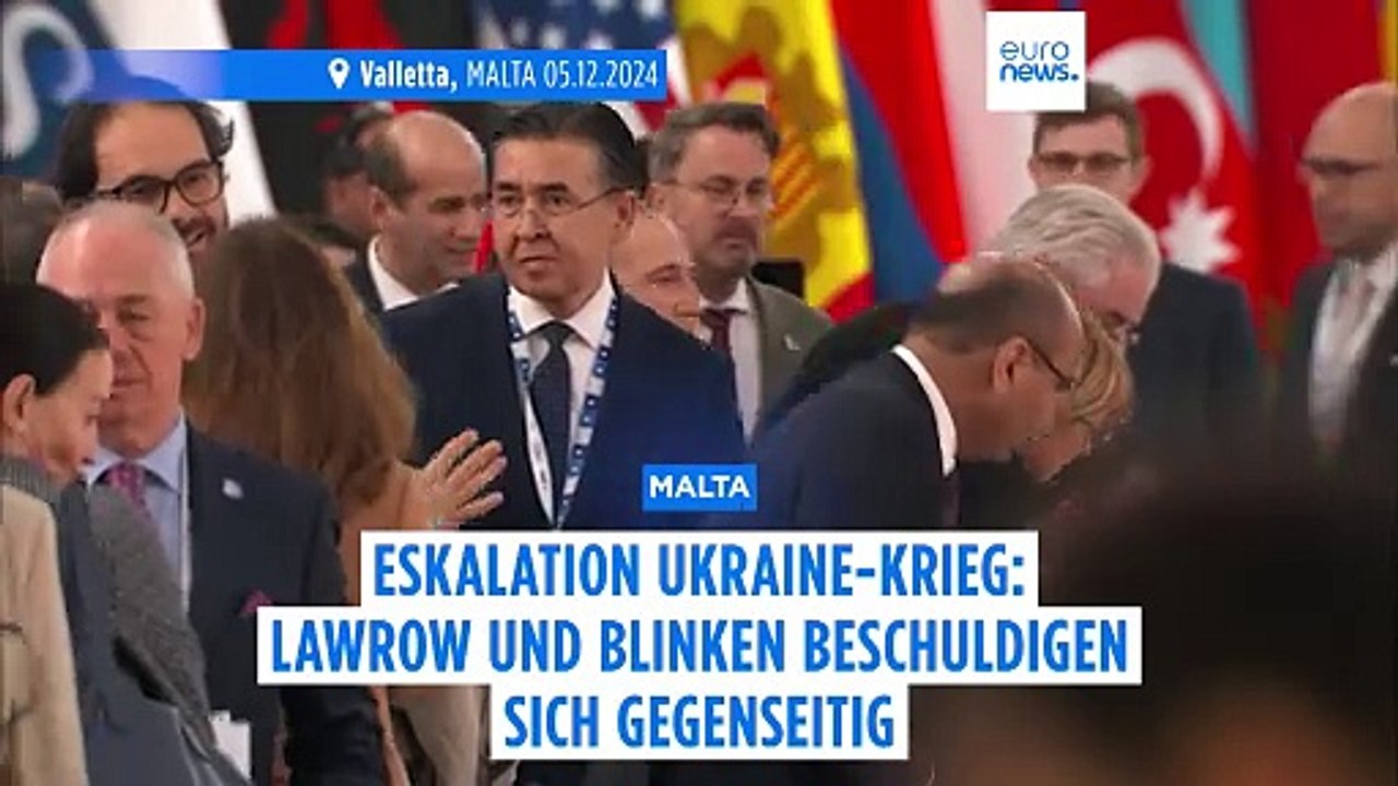 OSZE-Treffen in Malta: Lawrow und Blinken beschuldigen sich gegenseitig