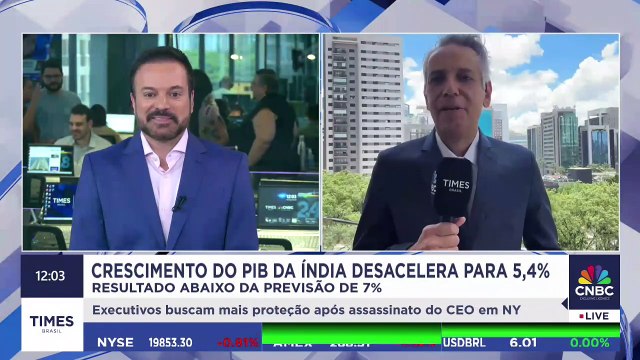 Crescimento do PIB da Índia desacelera para 5,4% no segundo trimestre