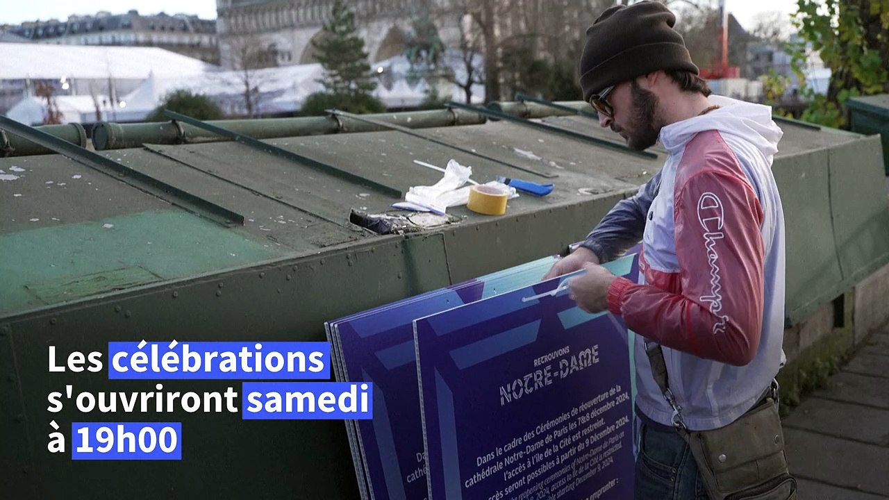 Derniers préparatifs avant la réouverture de Notre-Dame de Paris