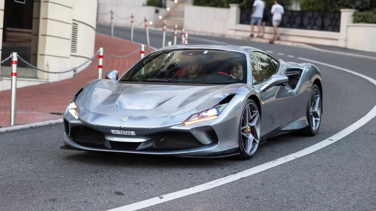 CRAZY Arab Ferrari F8 Tributo with Decat Fi Exhaust Terrorizing the Streets of Monaco !