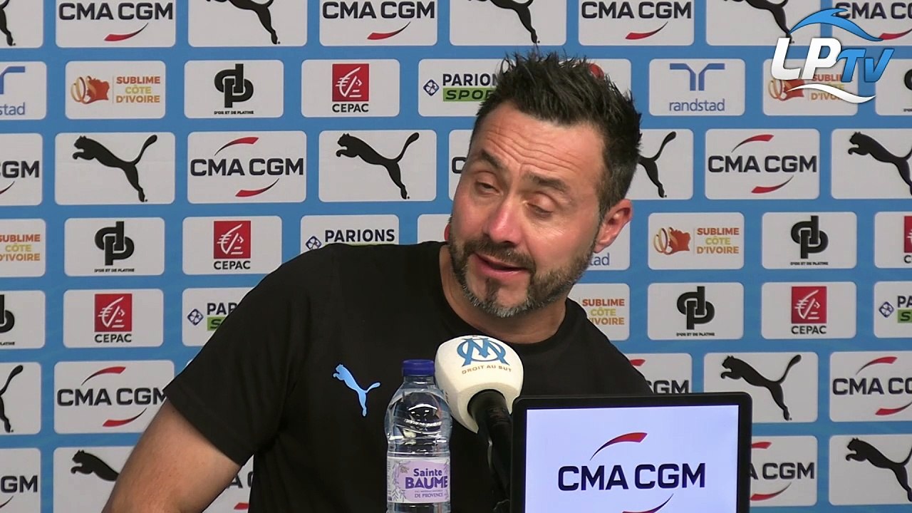 De Zerbi : " Pas de valises prêtes avant Saint...