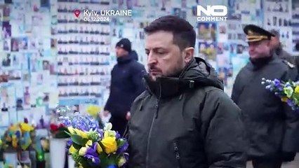 Ο Ζελένσκι τιμά τη μνήμη των αγνοουμένων στρατιωτών