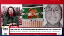 VENCEDOR DOS R$ 201 MILHÕES DA MEGA-SENA MORRE APÓS RECEBER PRÊMIO