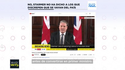 Euroverify: No, el primer ministro británico no ha dicho a los ciudadanos que no están de acuerdo con él que se vayan del país