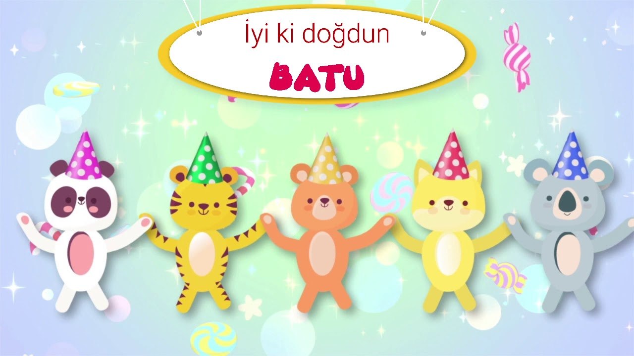İyi ki doğdun BATU - İsme Özel Doğum Günü Şarkısı (FULL VERSİYON) (REKLAMSIZ)
