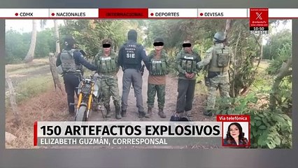Decomisan más de 150 artefactos explosivos en Buenavista, Michoacán