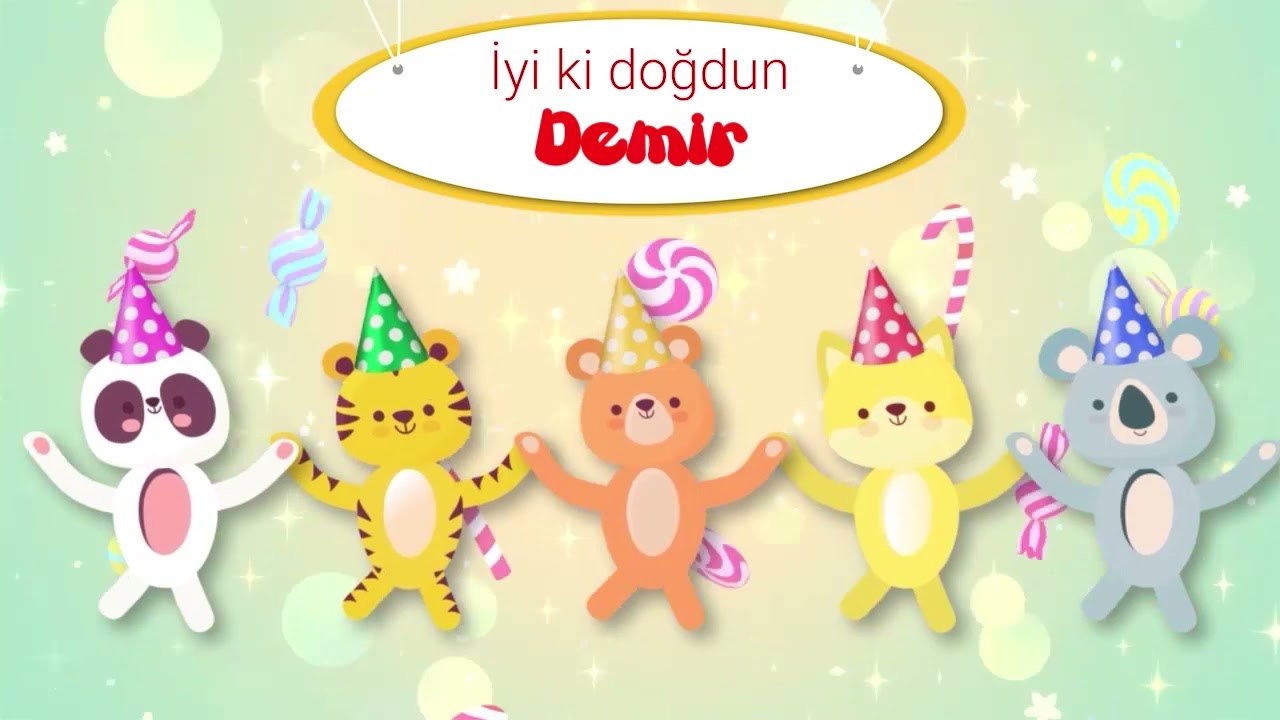 İyi ki Doğdun DEMİR - İsme Özel Çocuk Doğum Günü Şarkısı