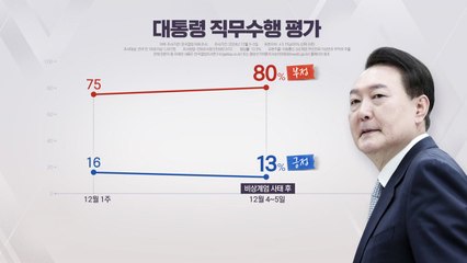 "계엄 사태 이후 윤 대통령 지지율 13%" [갤럽] / YTN