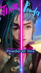 Le REFLET de Powder #riot #leagues #arcane #serie #netflix