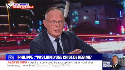 Édouard Philippe: "On revient au régime des partis" dont on "n'a pas besoin"