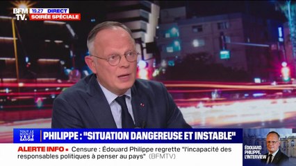 Édouard Philippe: "J'ai de l'estime pour Bernard Cazeneuve"