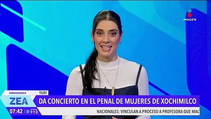 Yuri da concierto en el Centro Femenil de Reinserción Social en Xochimilco