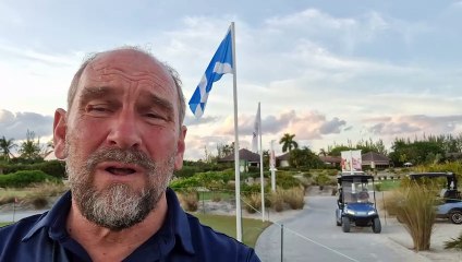 Martin Dempster at Hero World Challenge in Bahamas