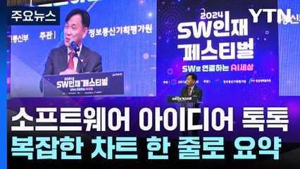 복잡한 차트·그래프 한줄로 설명...소프트웨어 아이디어 '쑥쑥' / YTN