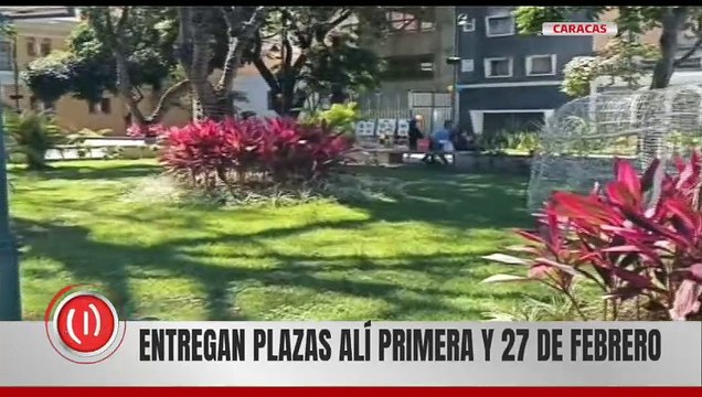 Gobierno Bolivariano entrega las plazas Alí Primera y 27-F para el disfrute de los caraqueños