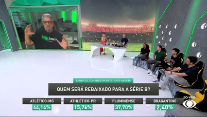 Debate Jogo Aberto: Quem será rebaixado para a Série B?
