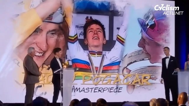 Cyclisme - Vélo d'Or 2024 - La cérémonie du Vélo d'Or 2024 et les sacres de Tadej Pogacar, Lotte Kopecky, Romain Bardet...