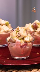 Ensalada de manzana con bombones