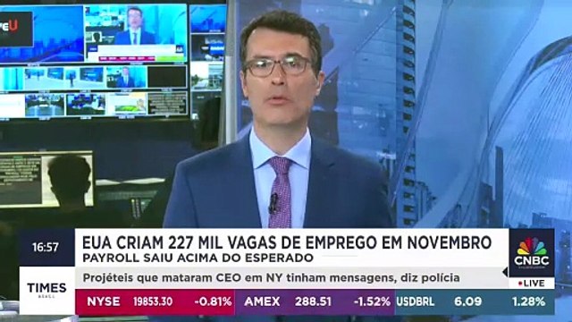 EUA criam 227 mil novas vagas de emprego em novembro
