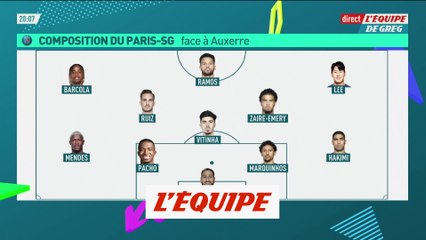 Dembélé sur le banc face à Auxerre - Foot - L1 - PSG