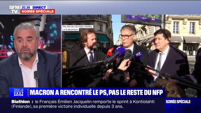 Alexis Corbière, député du groupe écologiste et social: Emmanuel Macron veut éclater le NFP (…) Donc, si on rentre dans ce jeu-là, on est mort