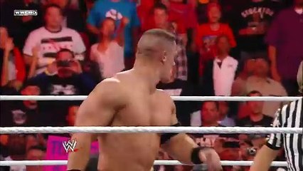 A horror movie icon attacks John Cena Raw Oct 31 2011