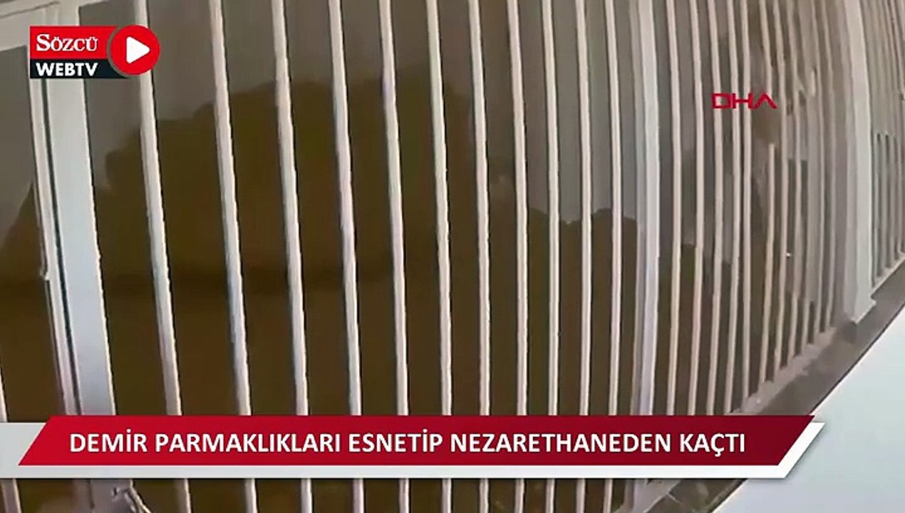 Demir parmaklıkları esnetip nezarethaneden kaçtı, kısa sürede tekrar yakalandı; 6 jandarma açığa alındı