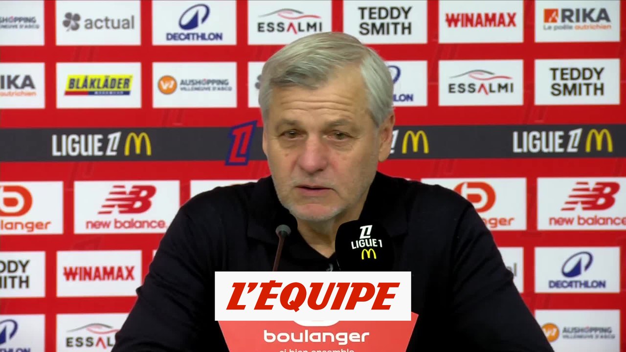 Genesio : « On est solides et réguliers » - Foot - L1 - Lille