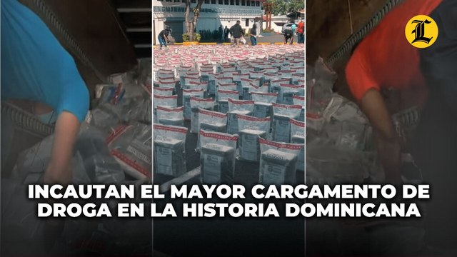 DNCD incauta el mayor cargamento de droga en la historia de República Dominicana