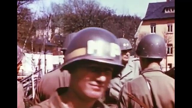 Массовая капитуляция Германии в Хемнице 1945 COLOR HD