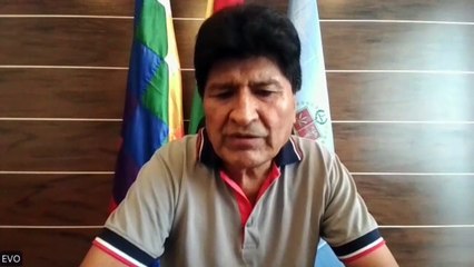 Evo dice que el Gobierno pretende detenerlo y enviarlo a EEUU o Argentina