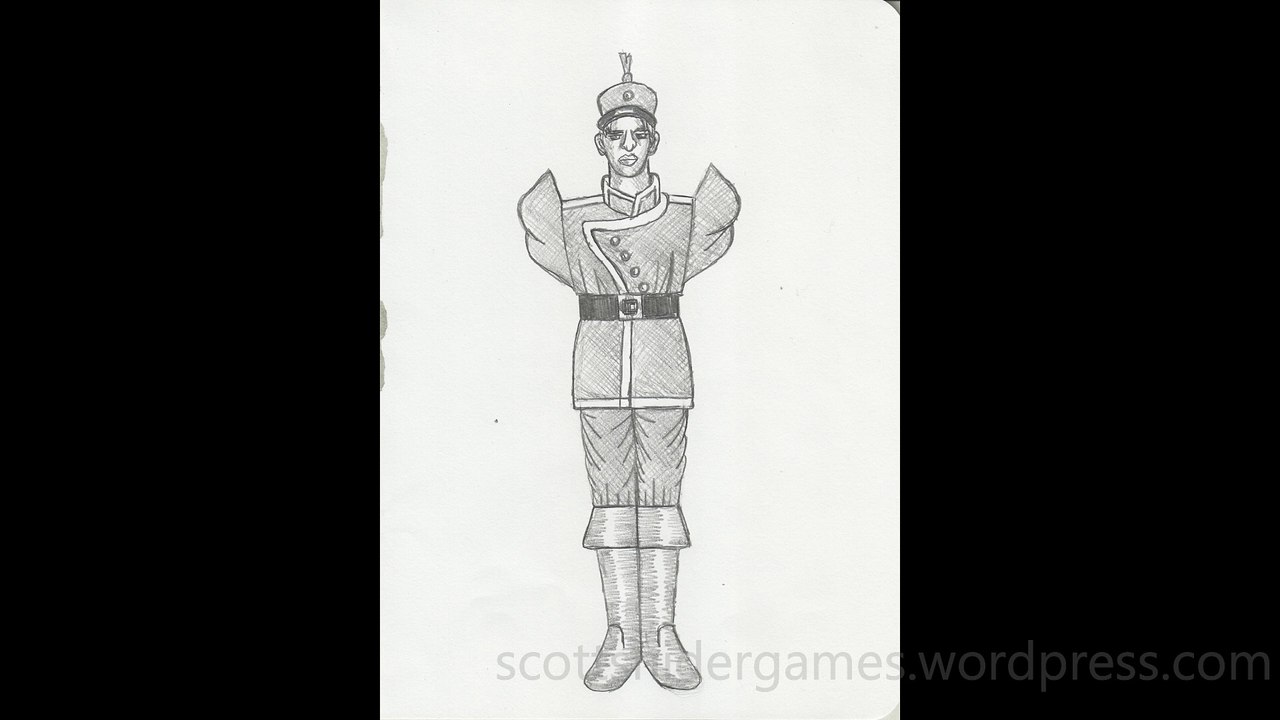 Soldier Pencil Sketch Video #535 (12-06-2024)