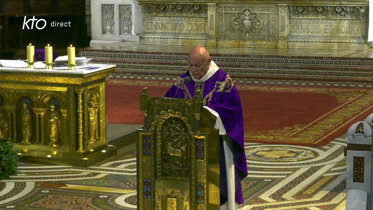 Messe au Sacré-Coeur de Montmartre du 6 décembre 2024