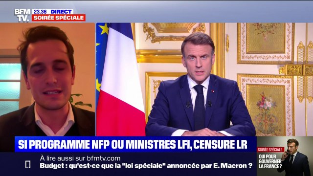 Consultations à l'Élysée: On a un peu l'impression qu'Emmanuel Macron reproduit ce qui a conduit à la censure , déclare Gaëtan Dussausaye (RN)