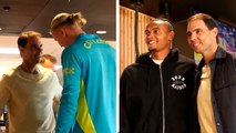 Rafael Nadal visita al Manchester City, y Haaland, entre otros jugadores, le piden fotos