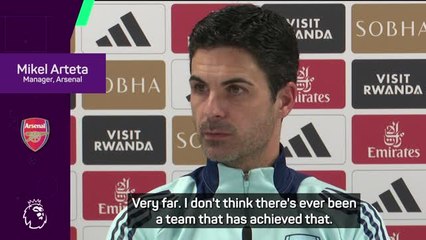 Arsenal 'very far' from perfection - Arteta