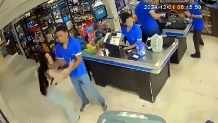 Woman ploughs car into liquor store after being denied alcohol psycho girl