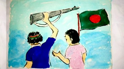 Drawing Victory day of Bangladesh