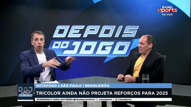 BOTAFOGO X SÃO PAULO: JULIO GOMES CRITICA A POSTURA DOS JOGADORES DO TRICOLOR | DEPOIS DO JOGO