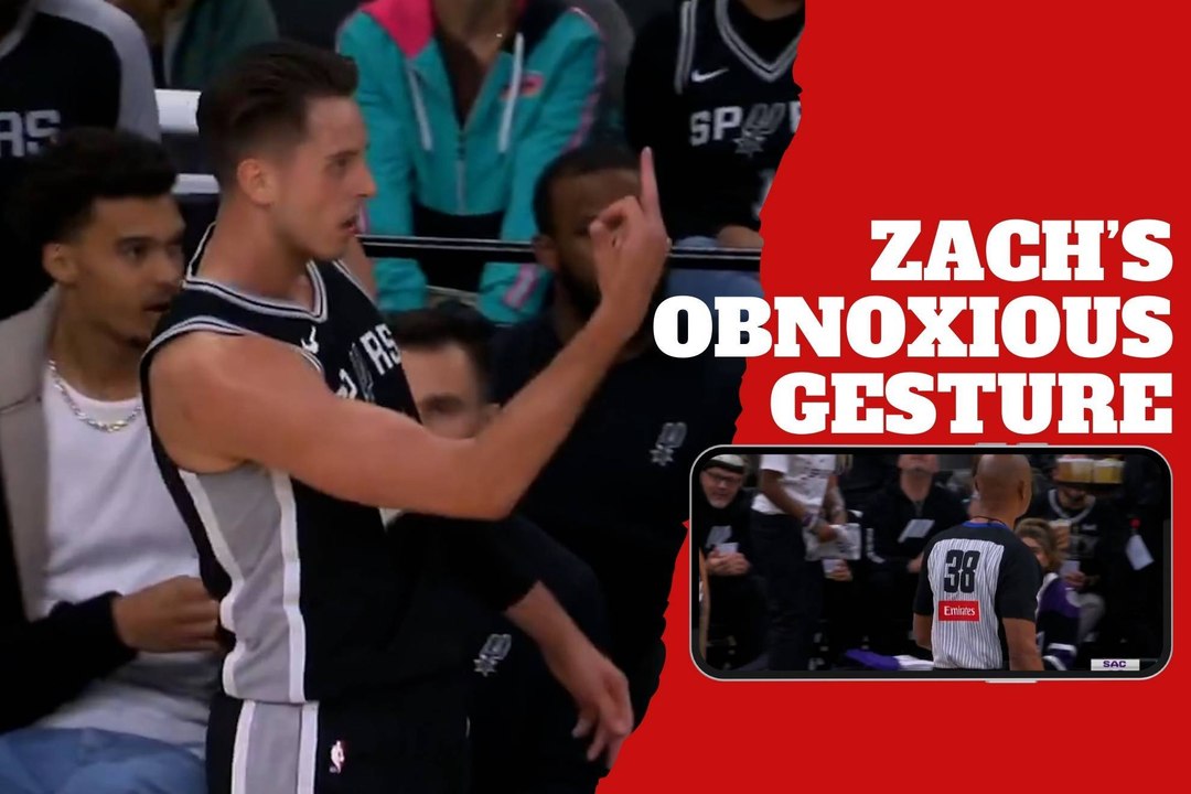 Zach Collins faces potential record fine after controversial gesture at referee