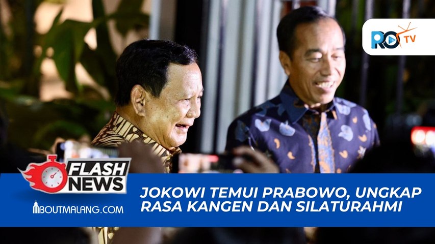 JOKOWI KUNJUNGI PRABOWO DI KEDIAMAN KERTANEGARA, SEBUT KUNJUNGAN BALASAN