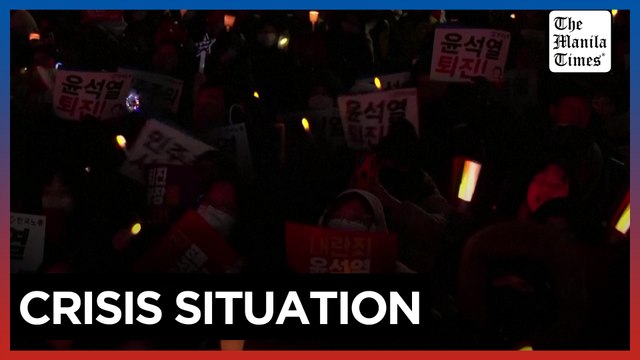 Thousands in South Korea demand Yoon's resignation as impeachment vote nears