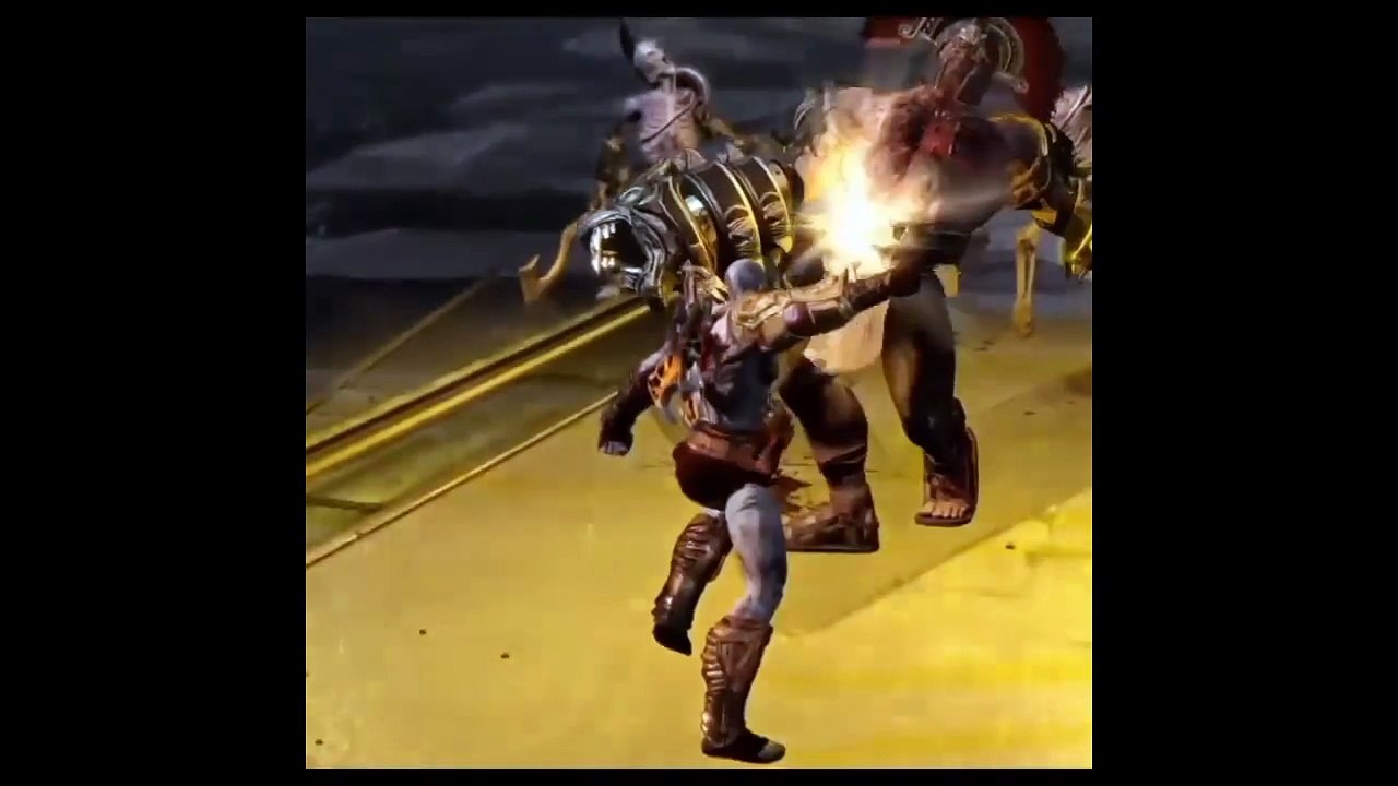 Kratos vs Hercules Fight | God of War III