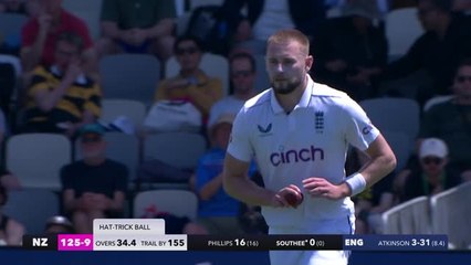 Atkinson takes hat-trick as England dominate