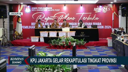 Hari Ini, KPU Jakarta Gelar Rekapitulasi Tingkat Provinsi